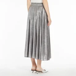 Weekend MaxMara Gamma Skirt in Silver