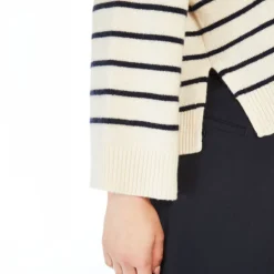 WEEKEND MAXMARA Leva Oversized Cashmere Sweater in Ecru