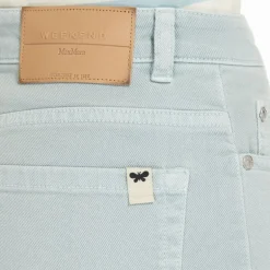 Weekend MaxMara Medina High Waisted Trousers in Pastel Green