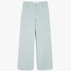 Weekend MaxMara Medina High Waisted Trousers in Pastel Green