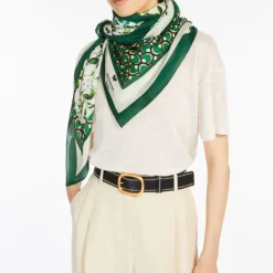 WEEKEND MAXMARA Sarong Scarf in Green