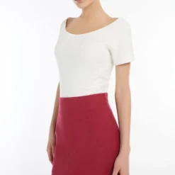 WEEKEND MAXMARA Virtus Top in Ivory