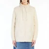 WEEKEND MAXMARA Yoro Reversible Water Repellent Canvas Gilet in Ecru
