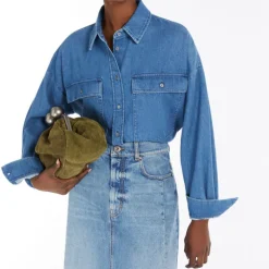 Weekend MaxMara Zemira Shirt in Navy Medium