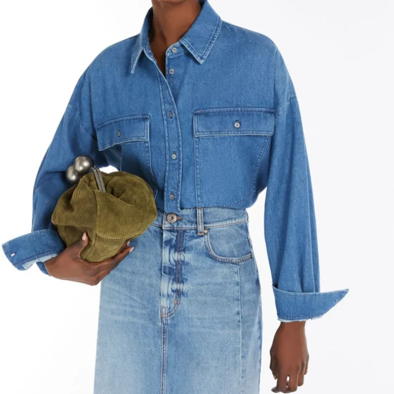 Weekend MaxMara Zemira Shirt in Navy Medium