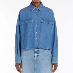 Weekend MaxMara Zemira Shirt in Navy Medium