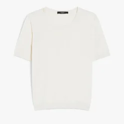Weekend MaxMara Zibetto Top in Ecru