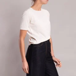 Weekend MaxMara Zibetto Top in Ecru