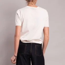 Weekend MaxMara Zibetto Top in Ecru