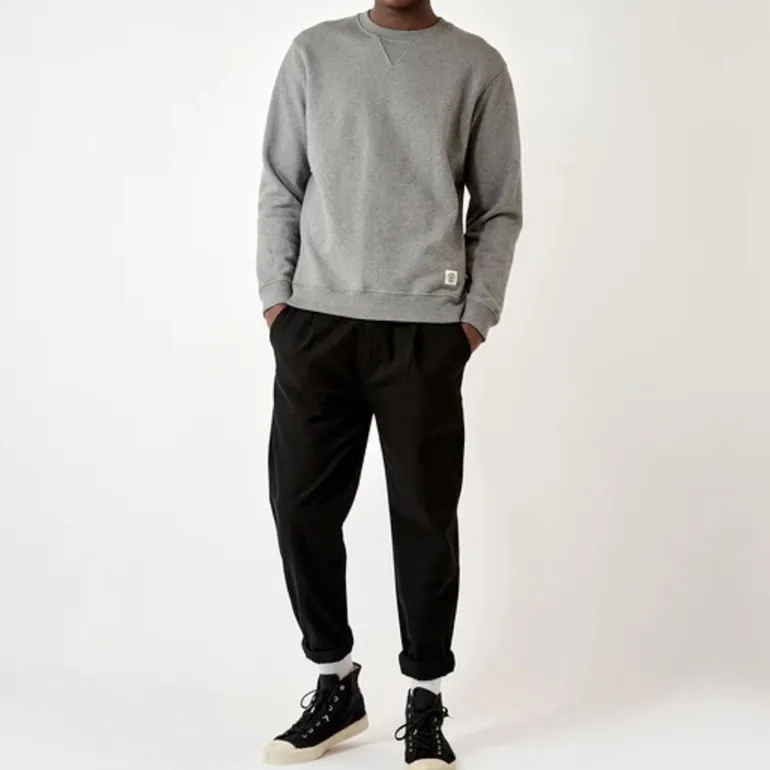 Wigston Sweatshirt in Condor Grey Marl | Collen & Clare