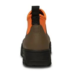 Woden Irene Waterproof Rubber Boots in Dark Olive/Tiger