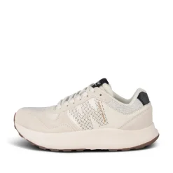 Woden Mathilde Runner Leather Sneaker in Blanc de Blanc