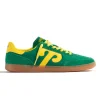 WUSHU Mens Gong Sneakers in Green/Yellow